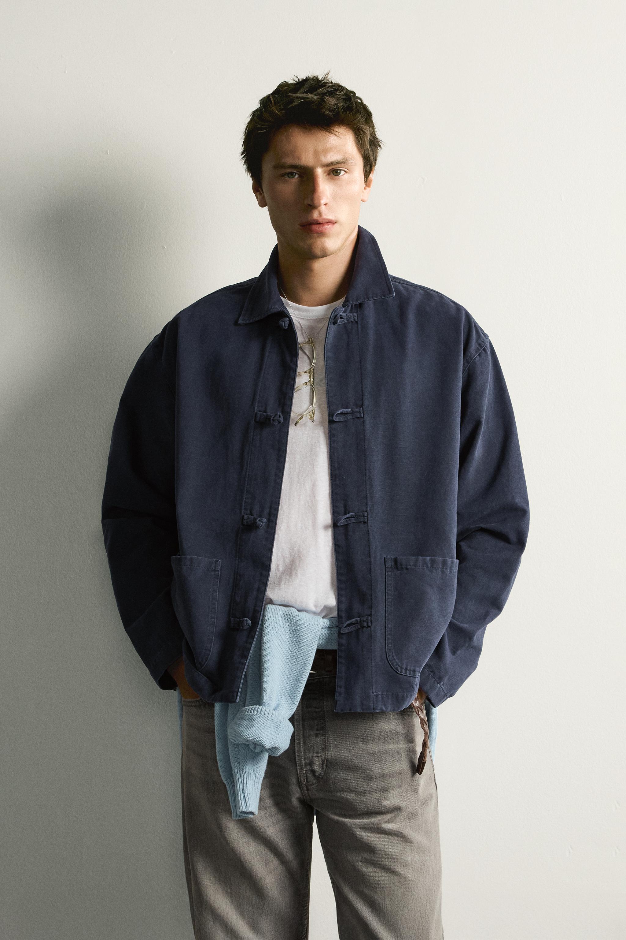 KNOT FROG FASTENING REGULAR FIT OVERSHIRT